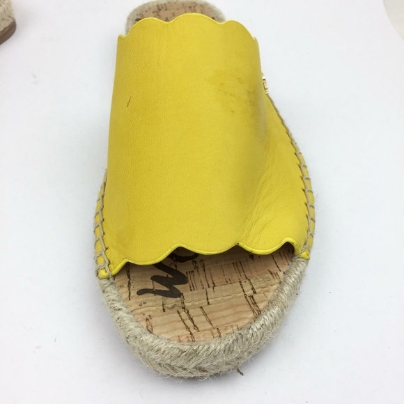 Sam Edelman Andy Scalloped Leather Espadri… - Picture 14 of 16